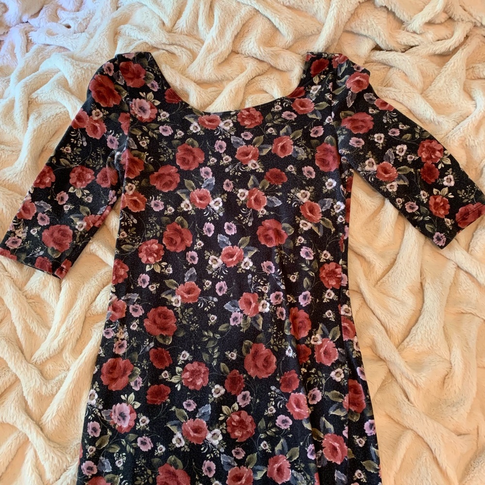 floral cocktail dress